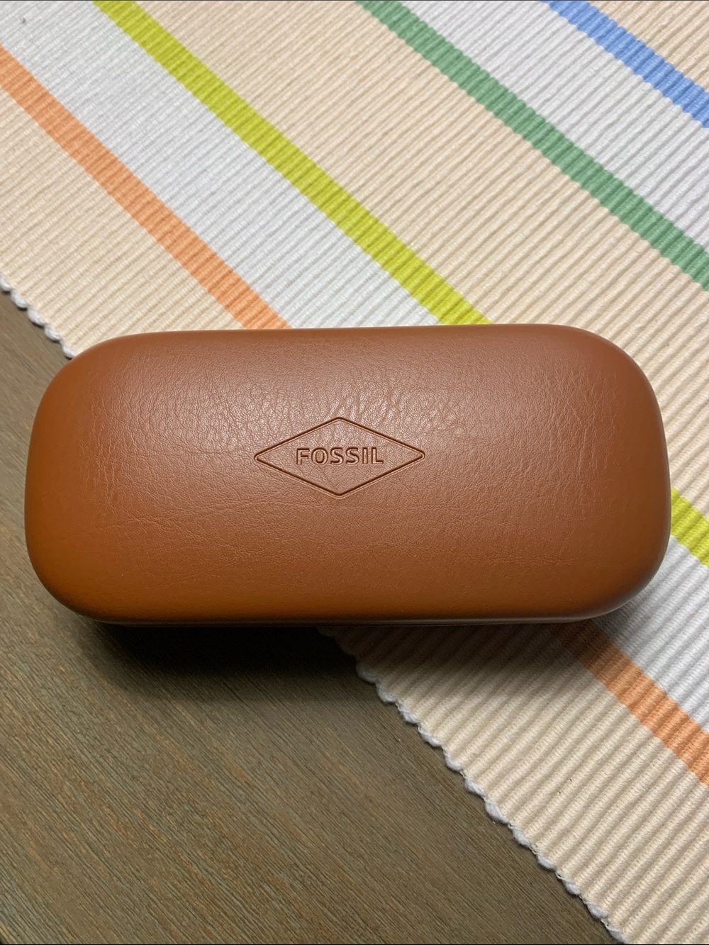 Fossil Tan Eyewear Case